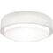 Afx Sanibel 32in. Medium Base Flush Mount, Linen White Shade SAF3244MB-LW - alternate 1